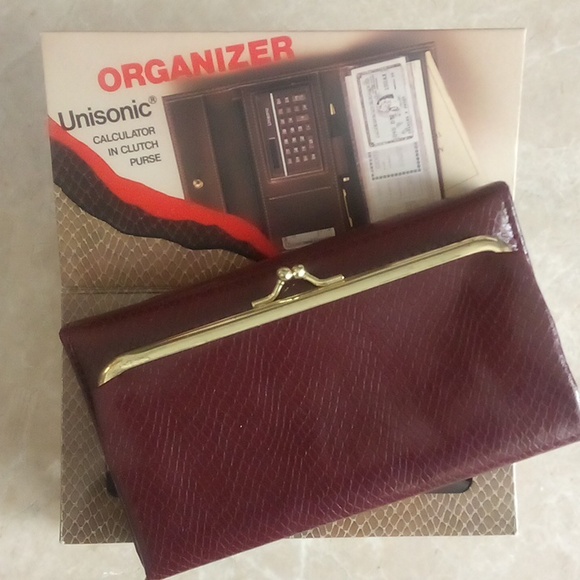Unisonic Handbags - All-in-One Organizer, Clutch/Wallet for Credit Cards, Checkbook/Money, Notes/Pen